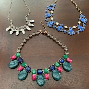 Lot of  2 J. CREW Statement Necklaces